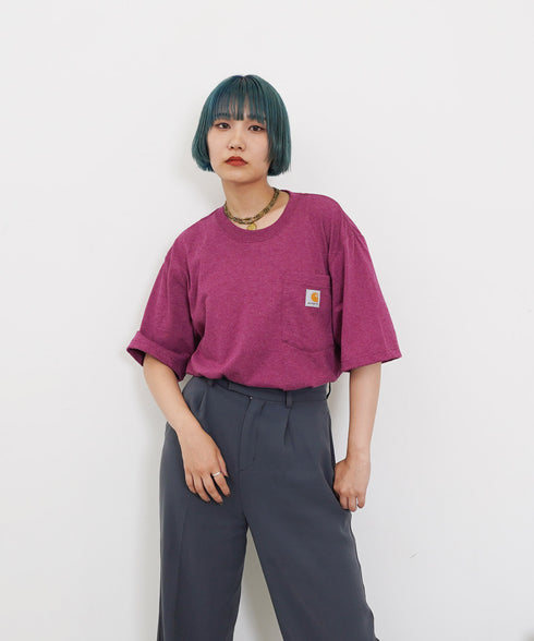 H161 / 着用サイズ:S Beet Red Heather